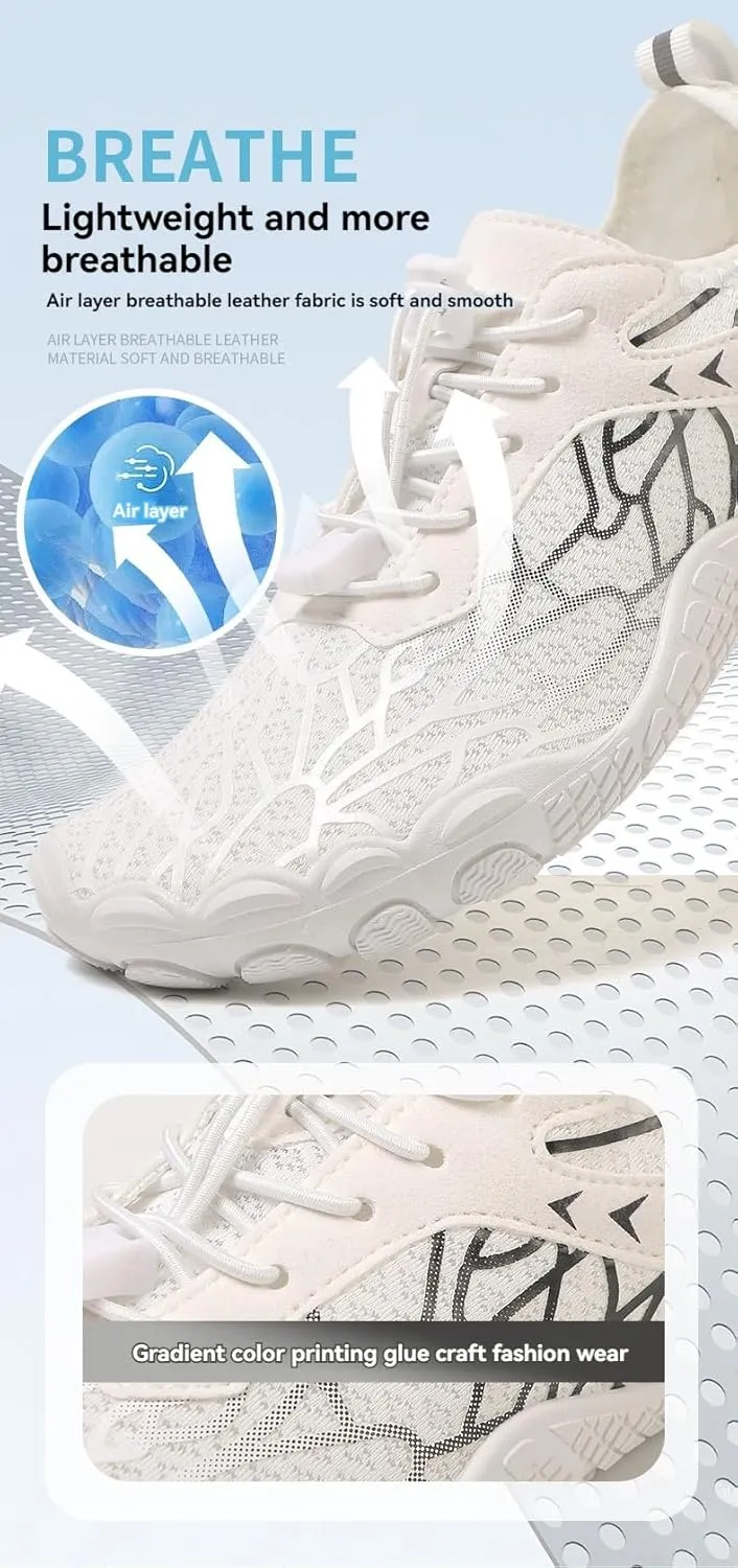 Hiking Footwear Barefoot Womens Shoes Non-Slip Outdoor Unisex Grounded Footwear Barefoot Shoes for Neuropathy Women&Men Water Pro Barefoot Wide Toe Box Sneakers Athletic Quick-Dry Beach Swim Yoga