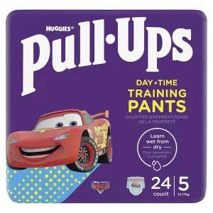 Huggies Pull-Ups Day Time Training Size 5 Cars - 24 nappies