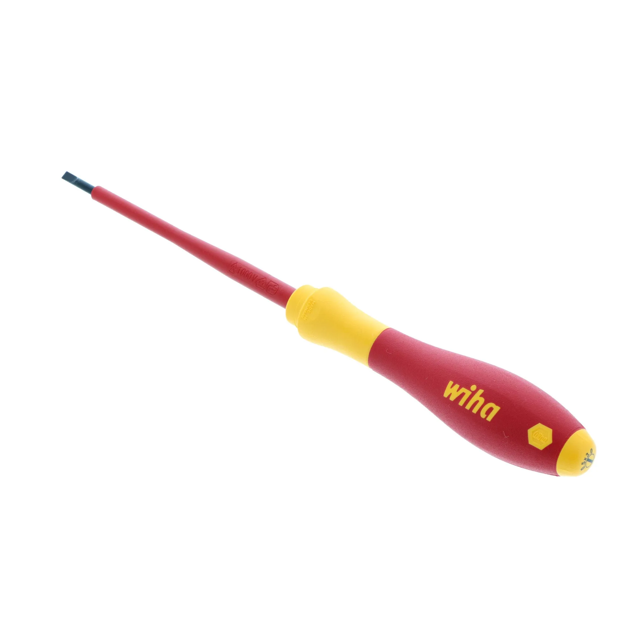 Insulated SoftFinish Slotted Screwdriver 3.0mm x 100mm