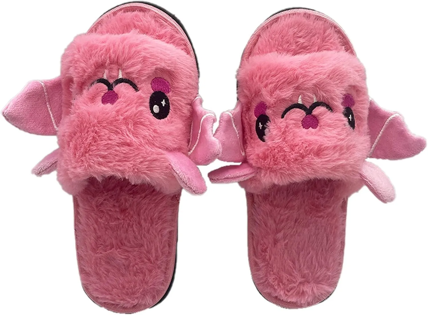 Kid Boys Girls Slippers Cute Bat Plush Slippers Halloween Party Indoor and Outdoor Slippers Toddlers 2