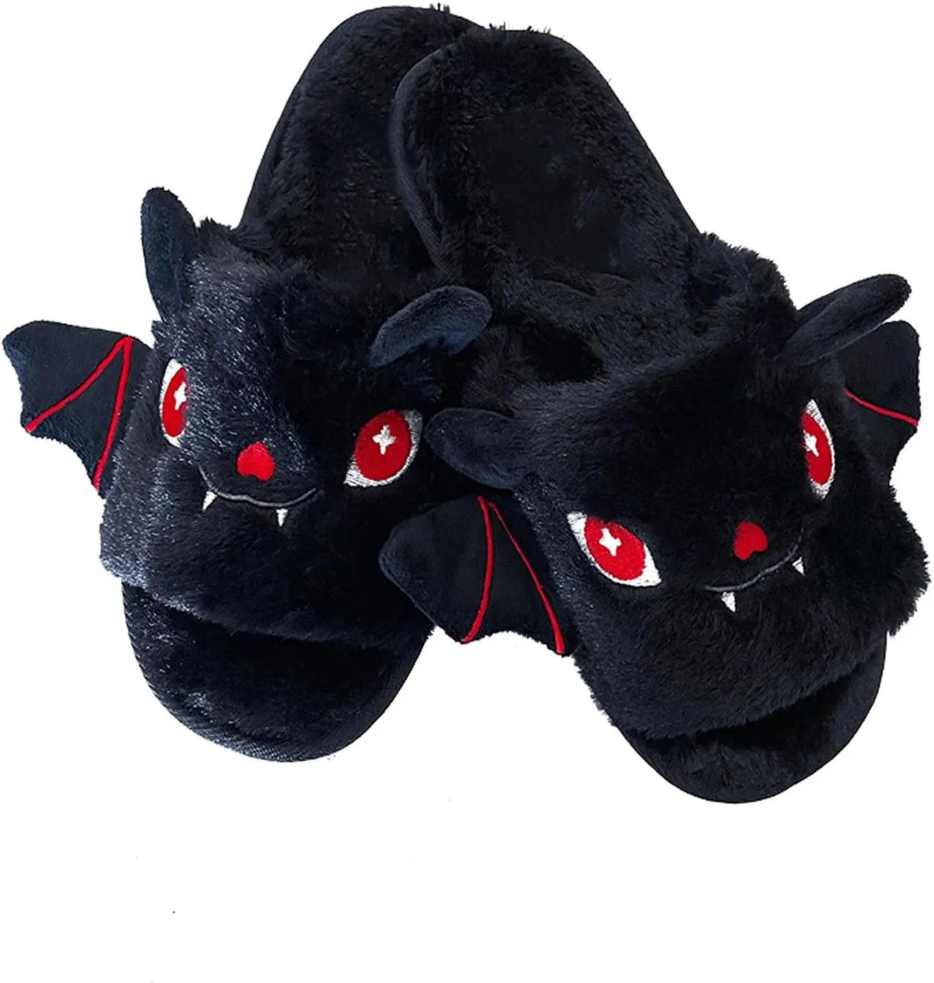 Kid Boys Girls Slippers Cute Bat Plush Slippers Halloween Party Indoor and Outdoor Slippers Toddlers 2