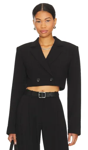 L'Academie Frida Blazer in Black