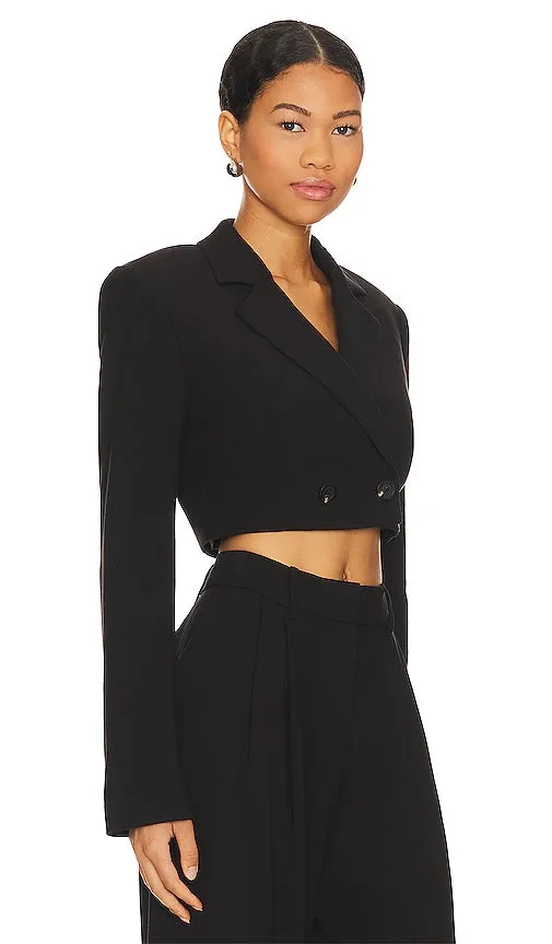 L'Academie Frida Blazer in Black