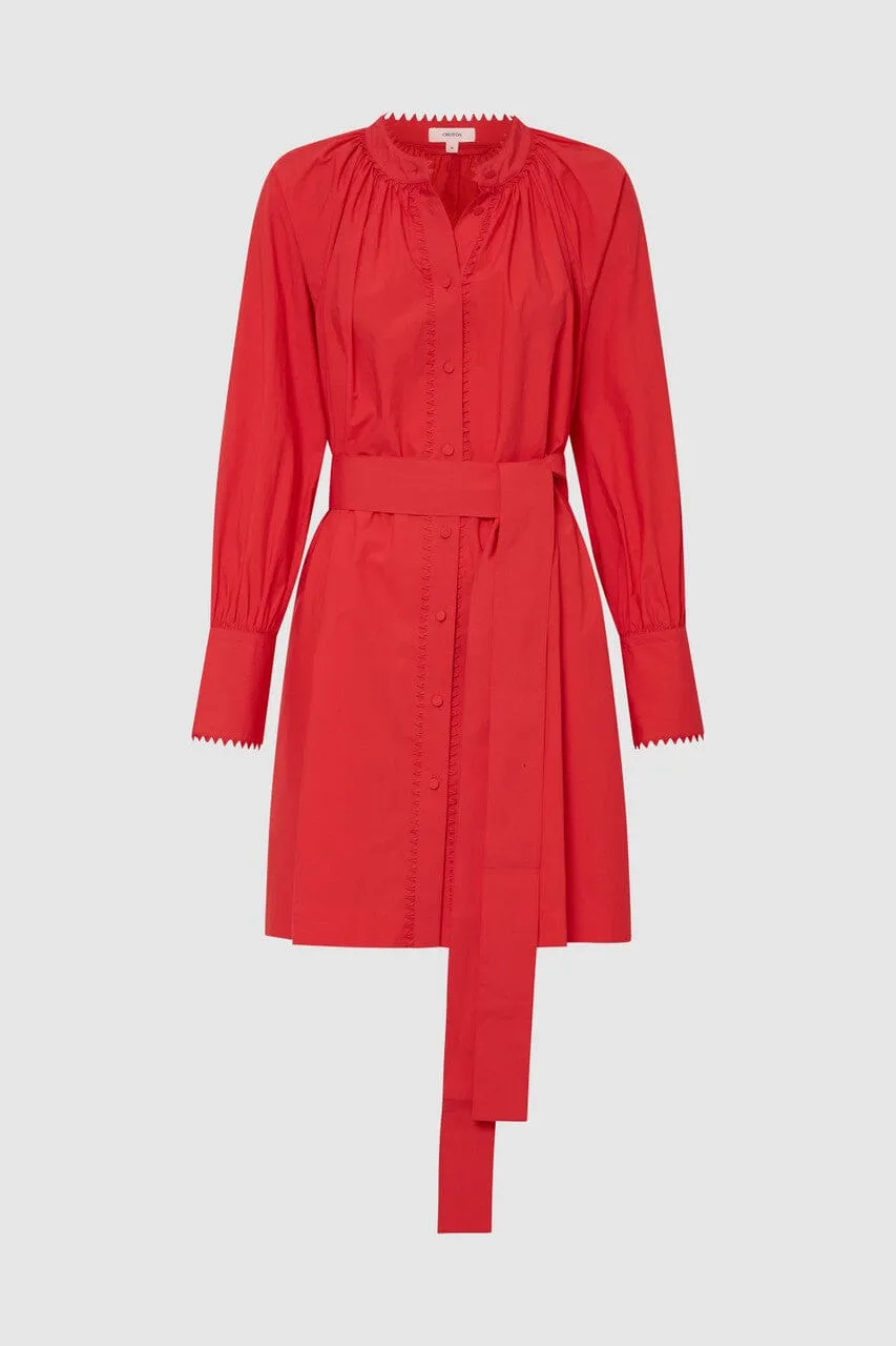 Lace Detail Smock Dress