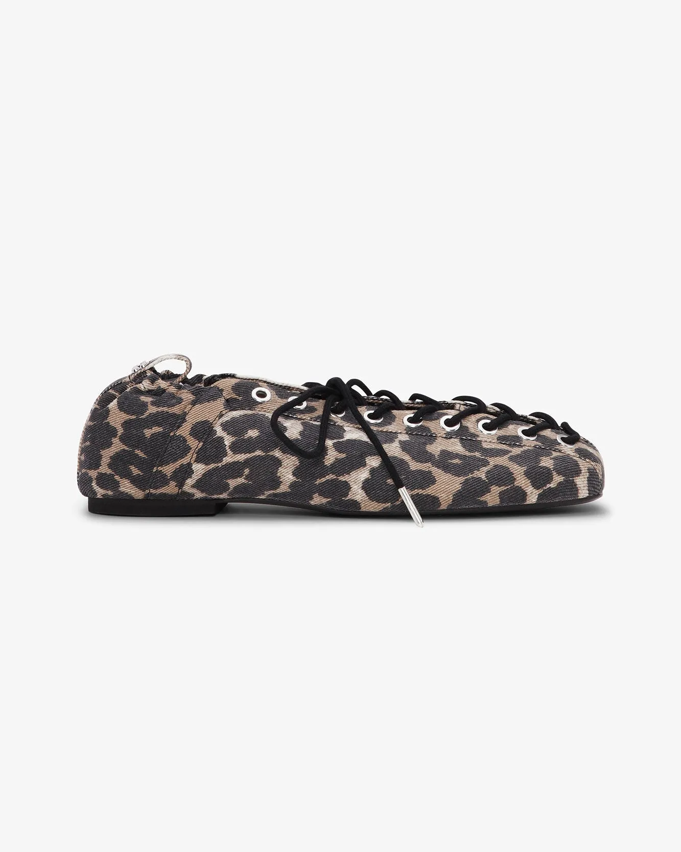 Lace-Up Ballet Flats