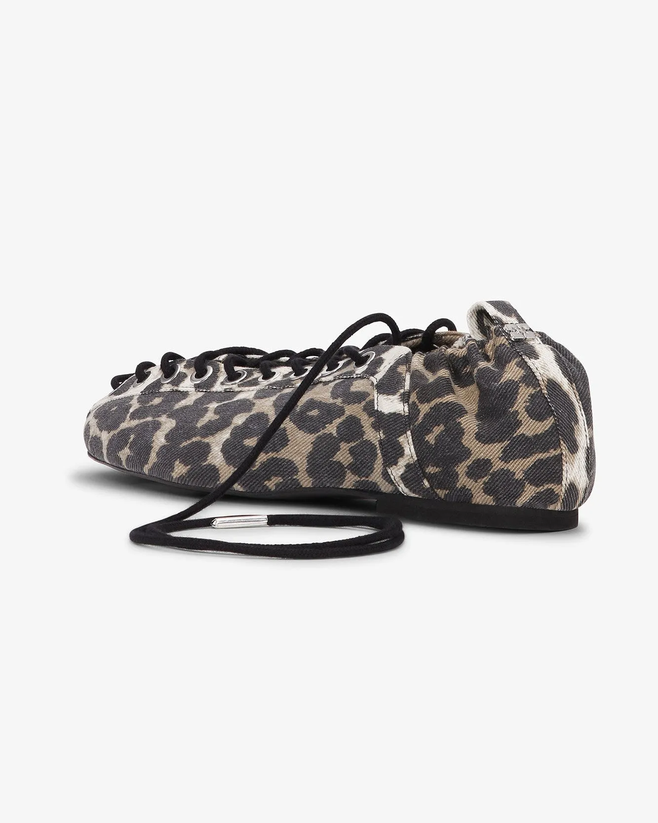Lace-Up Ballet Flats