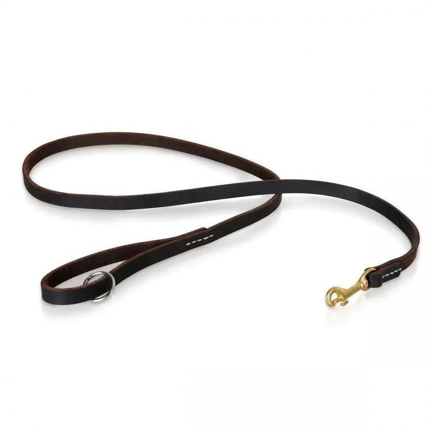 Latigo Leather Dog Leash- Saddle Stitch Finish (Limited Edition)