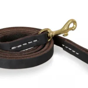 Latigo Leather Dog Leash- Saddle Stitch Finish (Limited Edition)