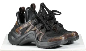 Louis Vuitton Black / Monogram Lv Archlight Trainers UK 4 EU 37 👠