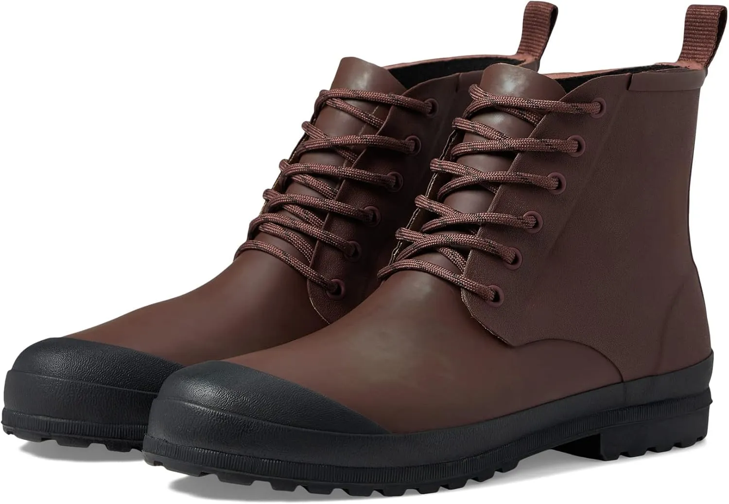 Madewell The Lace-Up Lugsole Rain Boot