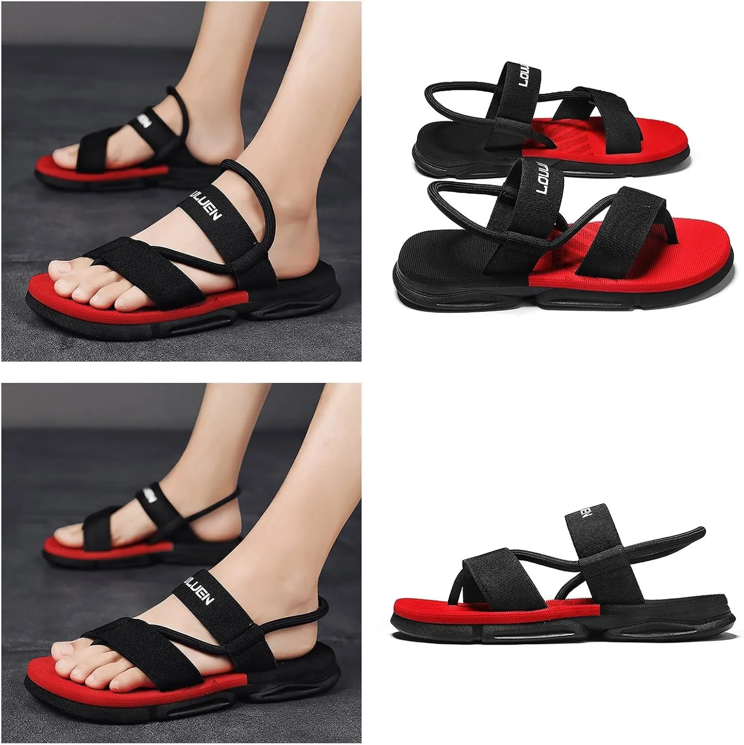 Mens Beach Sandals Sport Sandals Outdoor Hiking Sandal Barefoot Men Summer Beach Water Shoes