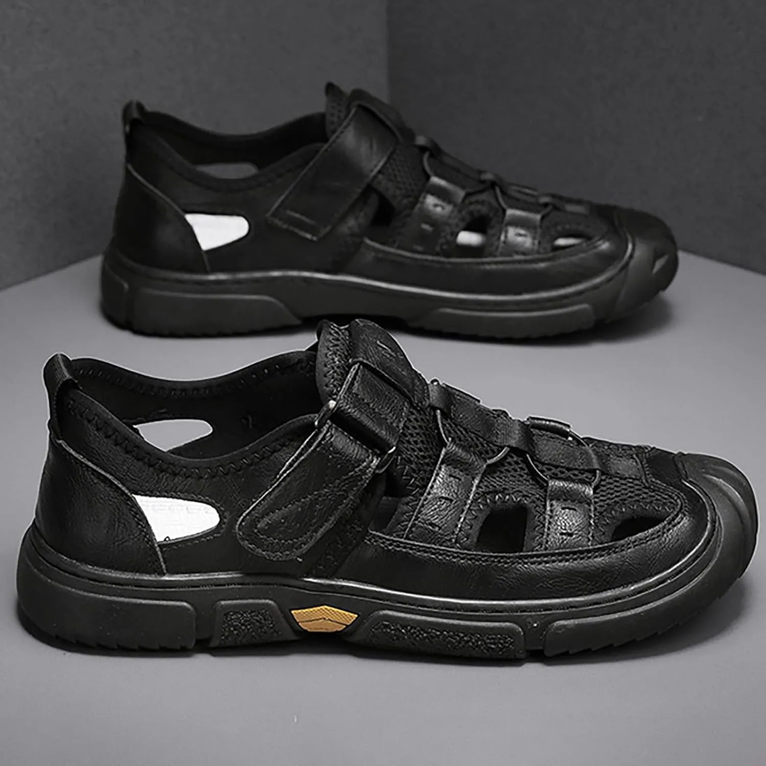 Men's Outdoor Casual Shoes Mesh Shoes Non Slip Breathable Sports Hiking Shoes Travel Hiking Shoes mens sandals