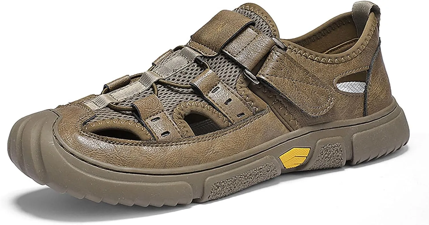 Men's Outdoor Casual Shoes Mesh Shoes Non Slip Breathable Sports Hiking Shoes Travel Hiking Shoes mens sandals