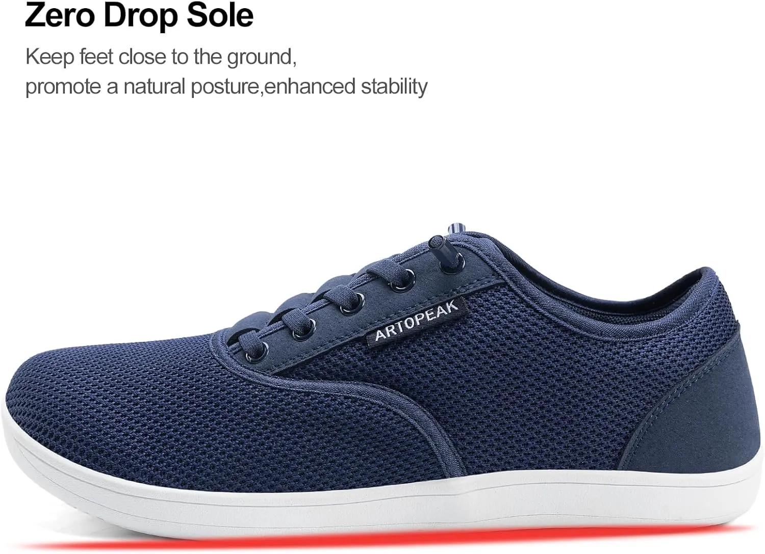 Men's Wide Barefoot Shoes | Zero Drop Sole | Wide Width Minimalist Sneakers