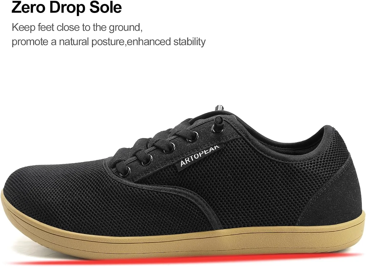Men's Wide Barefoot Shoes | Zero Drop Sole | Wide Width Minimalist Sneakers