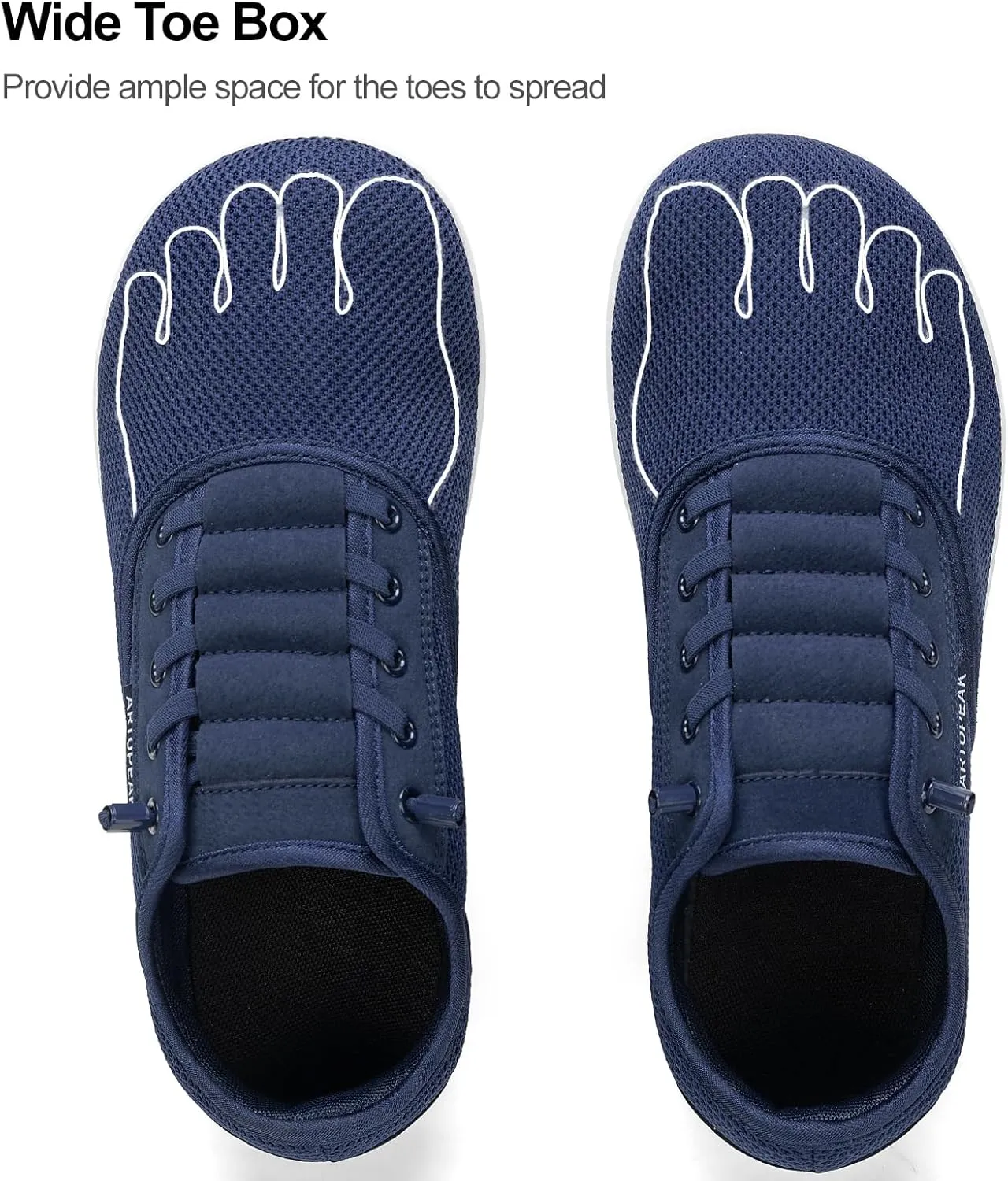 Men's Wide Barefoot Shoes | Zero Drop Sole | Wide Width Minimalist Sneakers