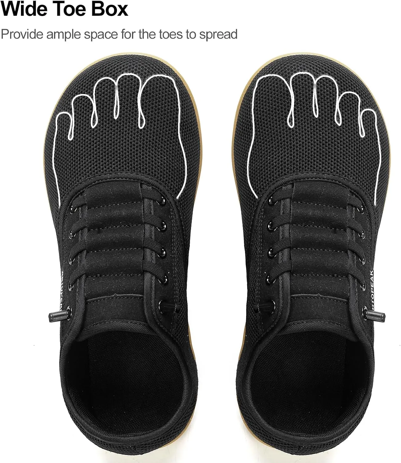Men's Wide Barefoot Shoes | Zero Drop Sole | Wide Width Minimalist Sneakers
