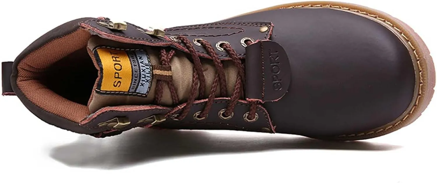Men's Work Boots Slip On Hiking Sneakers Shoes Warm Women's Safety Shoes Business Casual Platform Sneakers Lightweight Safety Hike Grounded Footwear