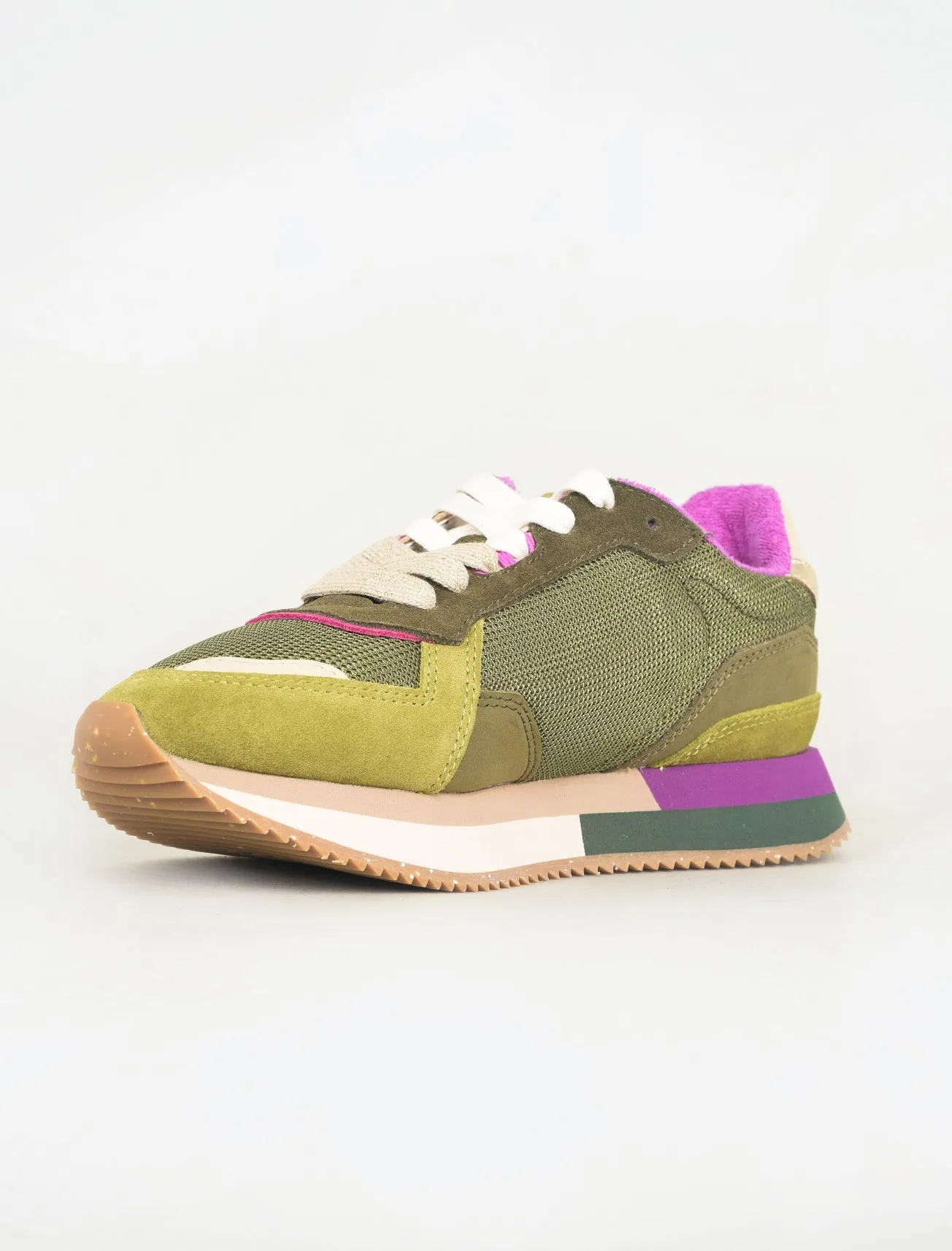 Mia New Jogger, Kiwi/Olive