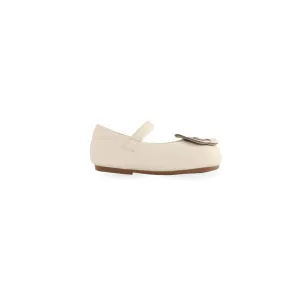 Mini Bloom Ballerina Flats in Hana Beige