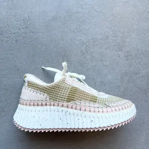 Nama Metallic Sneaker, Pink and Gold