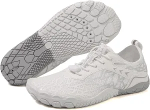 Non-Slip Barefoot Shoes Unisex, Quick Dry Waterproof Trail Running Footwear, Minimalist Zero Drop Beach Water Shoes, Outdoor Athletic Hiking Footwear with Wide Toe Box