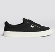 OCA Low Black Canvas Sneaker