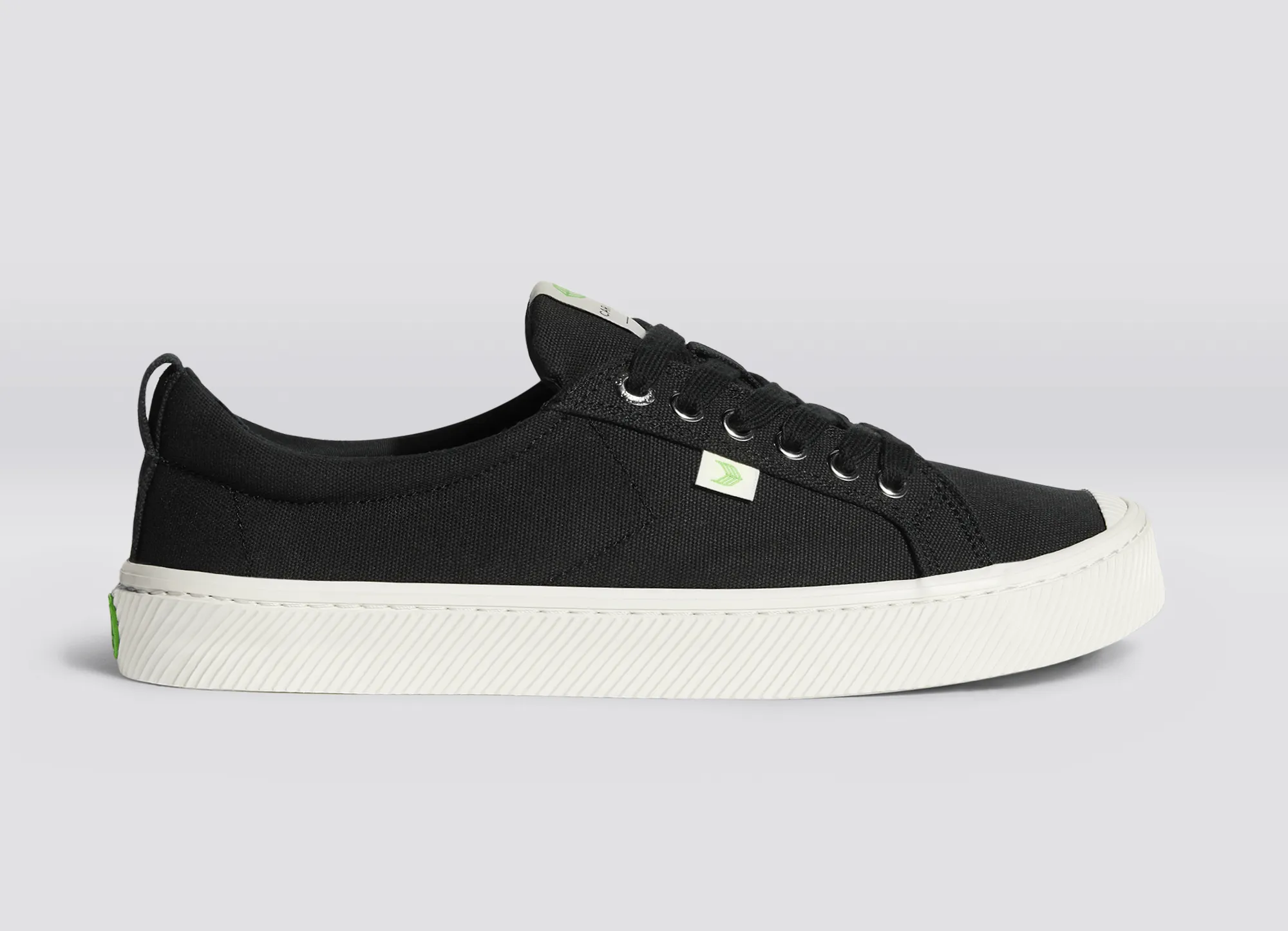 OCA Low Black Canvas Sneaker