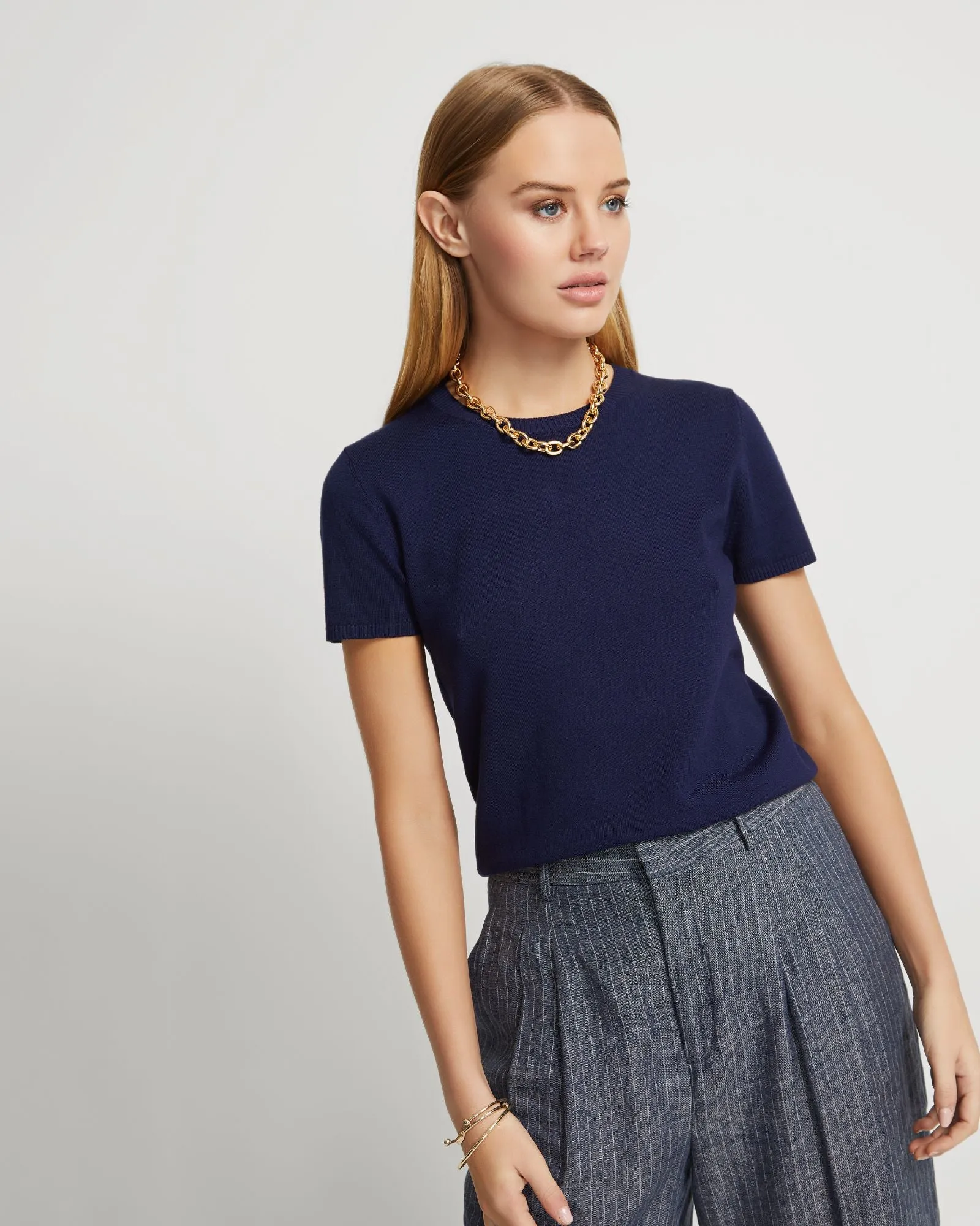 Olivia Crop Knit Top