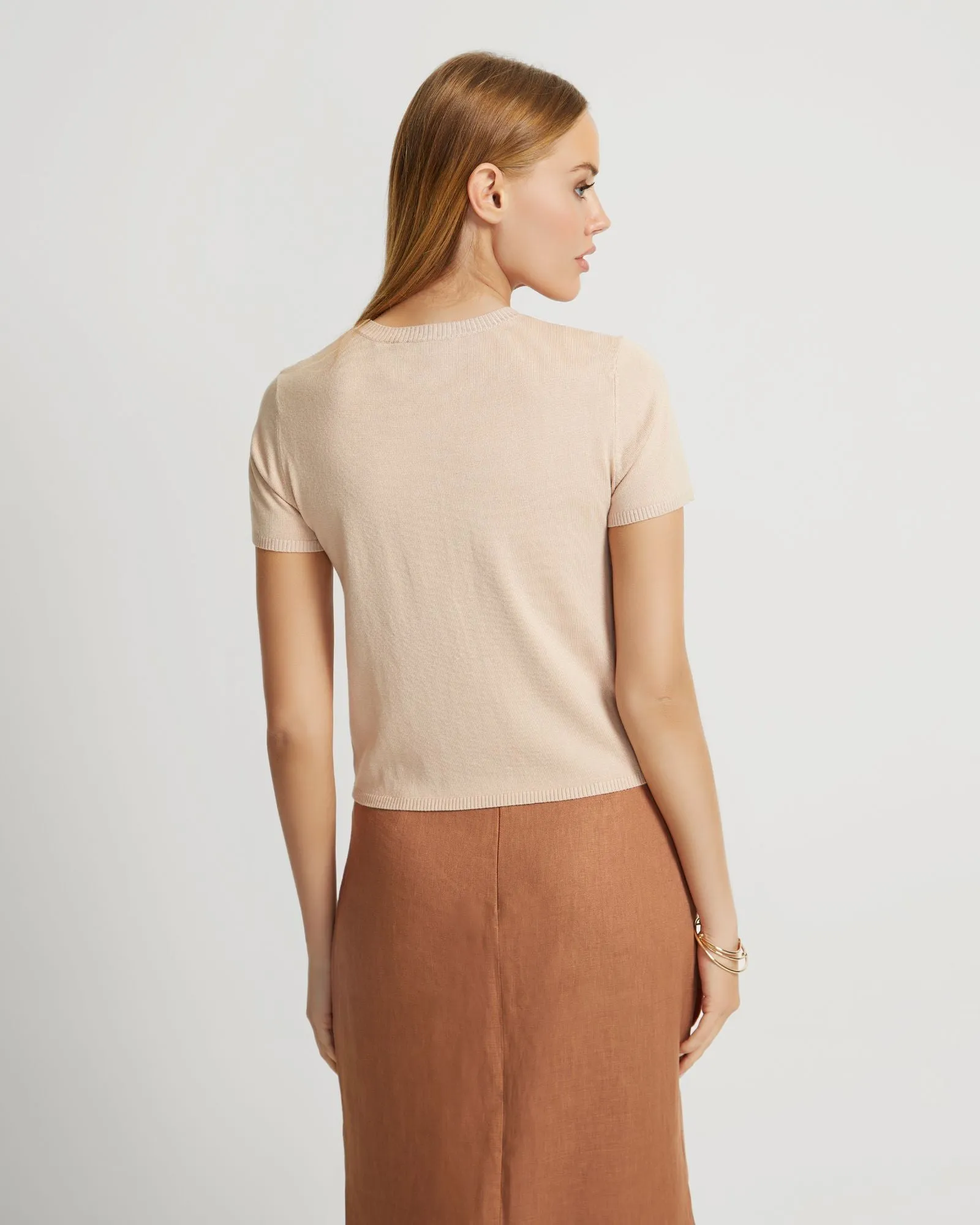 Olivia Crop Knit Top