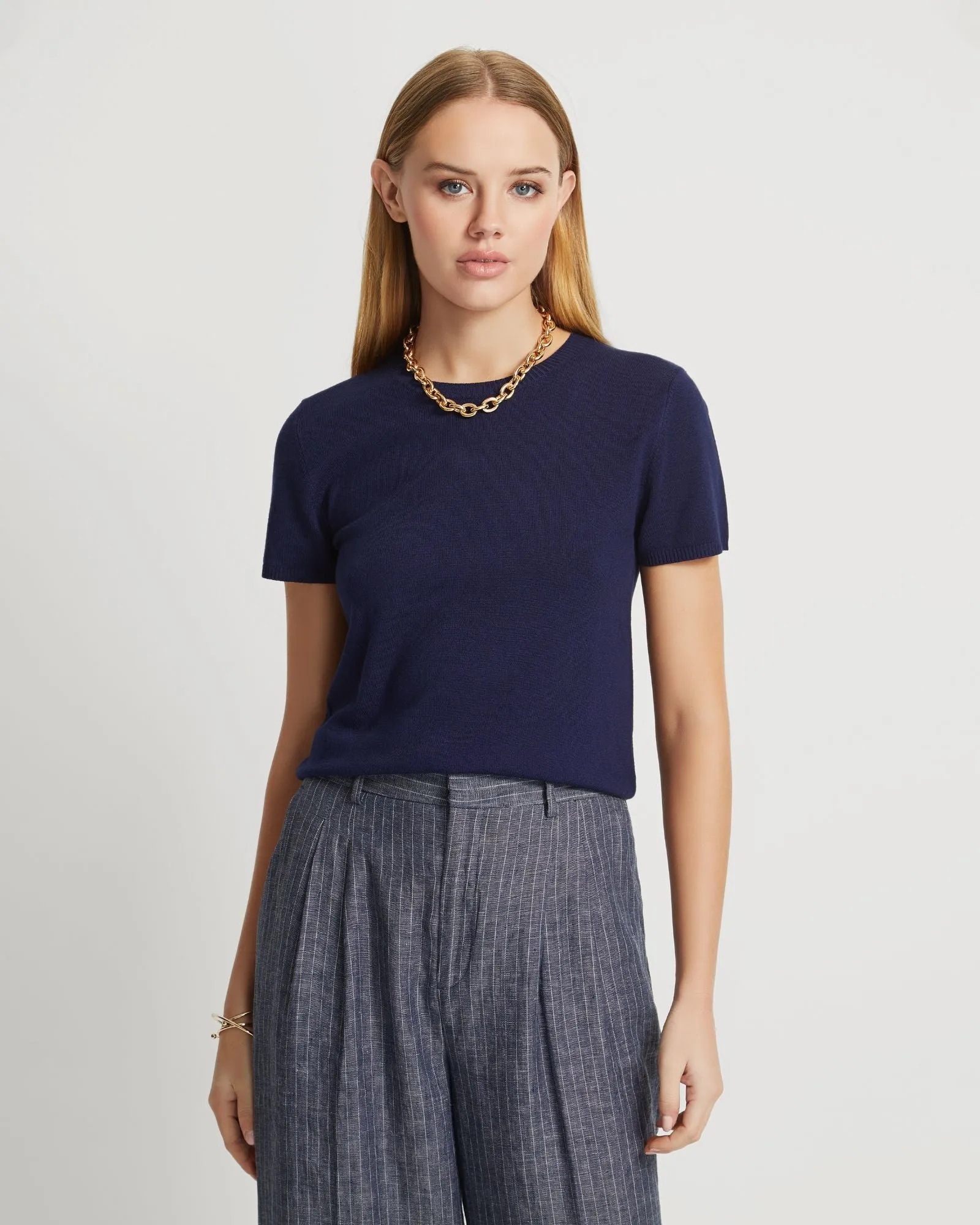 Olivia Crop Knit Top
