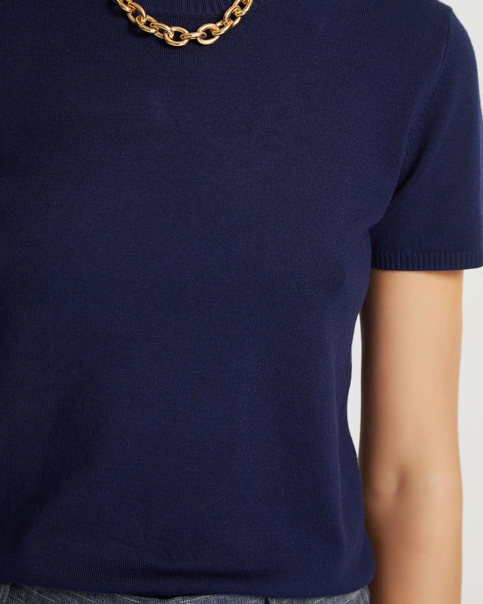 Olivia Crop Knit Top