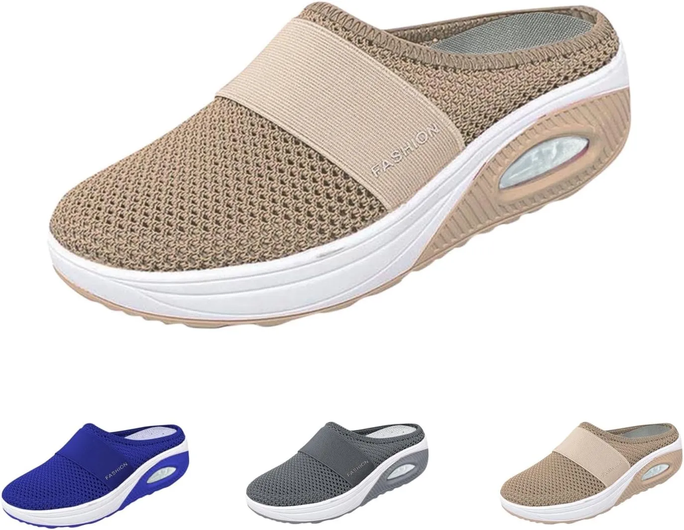 Orthopedic Shoes for Women Slip ons Diabetic Air-Cushion Walking Shoes with Arch-Support Comfortable Breathable Shoes