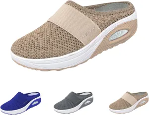 Orthopedic Shoes for Women Slip ons Diabetic Air-Cushion Walking Shoes with Arch-Support Comfortable Lightweight Shoes