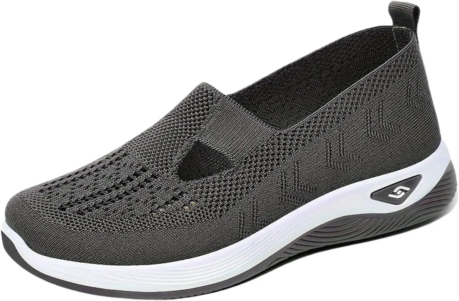 Orthopedic Shoes for WomenBreathable Comfort Wear Orthowear Walking ShoesCushionaire Wide Width Sneakers Diabetic Arch Support Sneakers Soft Slip On Shoe Comfortable