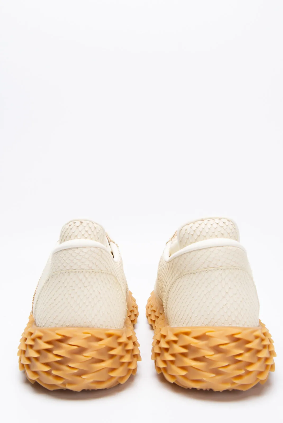 RRP€850 GIUSEPPE ZANOTTI Urchin Leather Sneakers US17 EU50 UK16 Spiked Zipper