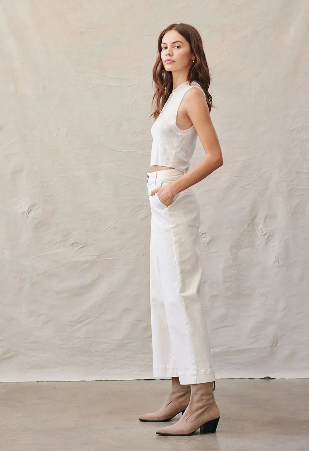 Saige Wide Leg Crop