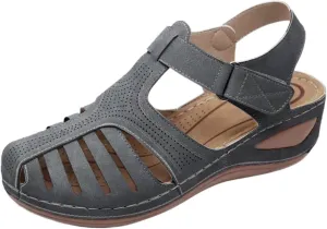SBGMoSJ Orthopedic Flats for Women Dressy Orthopedic Shoes for Women Wide Feet Sandals for Women Outdoor Women's Athletic Outdoor Sandals Slides Black Chunky Heels for Women Red Block Heels