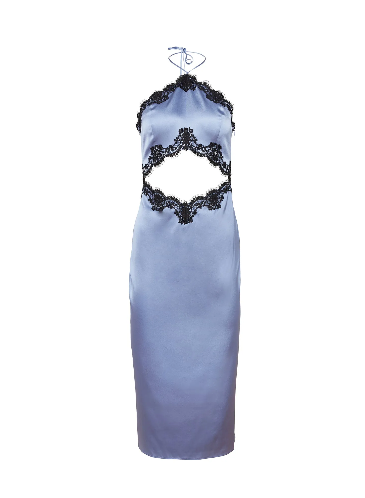 Silk & Lace Halter Slip