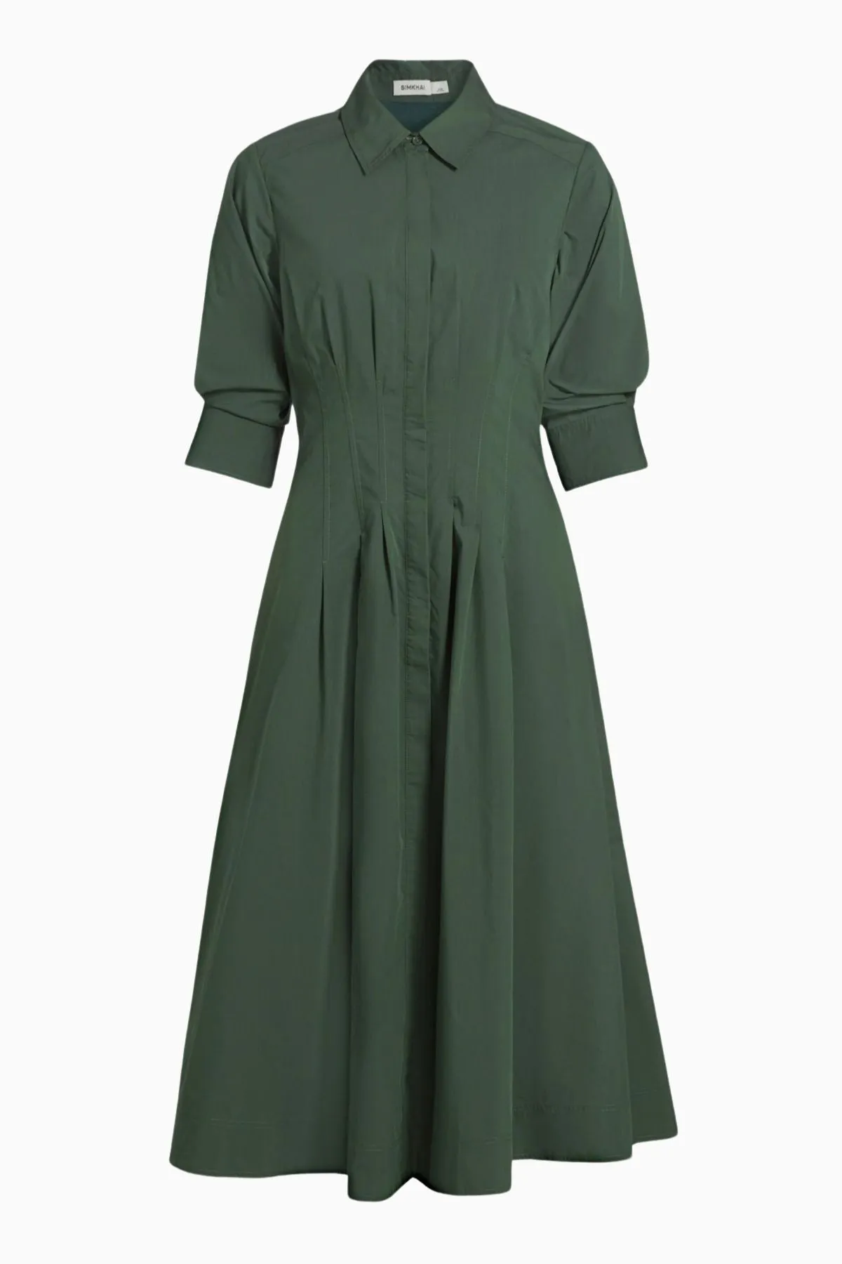 Simkhai Jazz Pintuck Midi Dress - Botanical