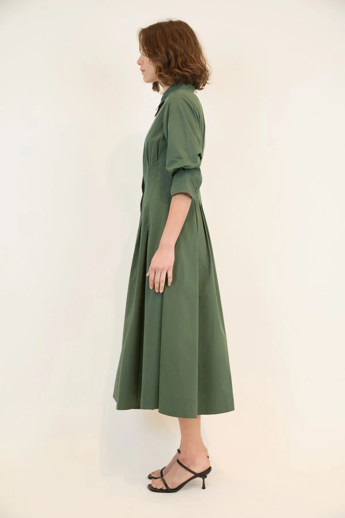 Simkhai Jazz Pintuck Midi Dress - Botanical
