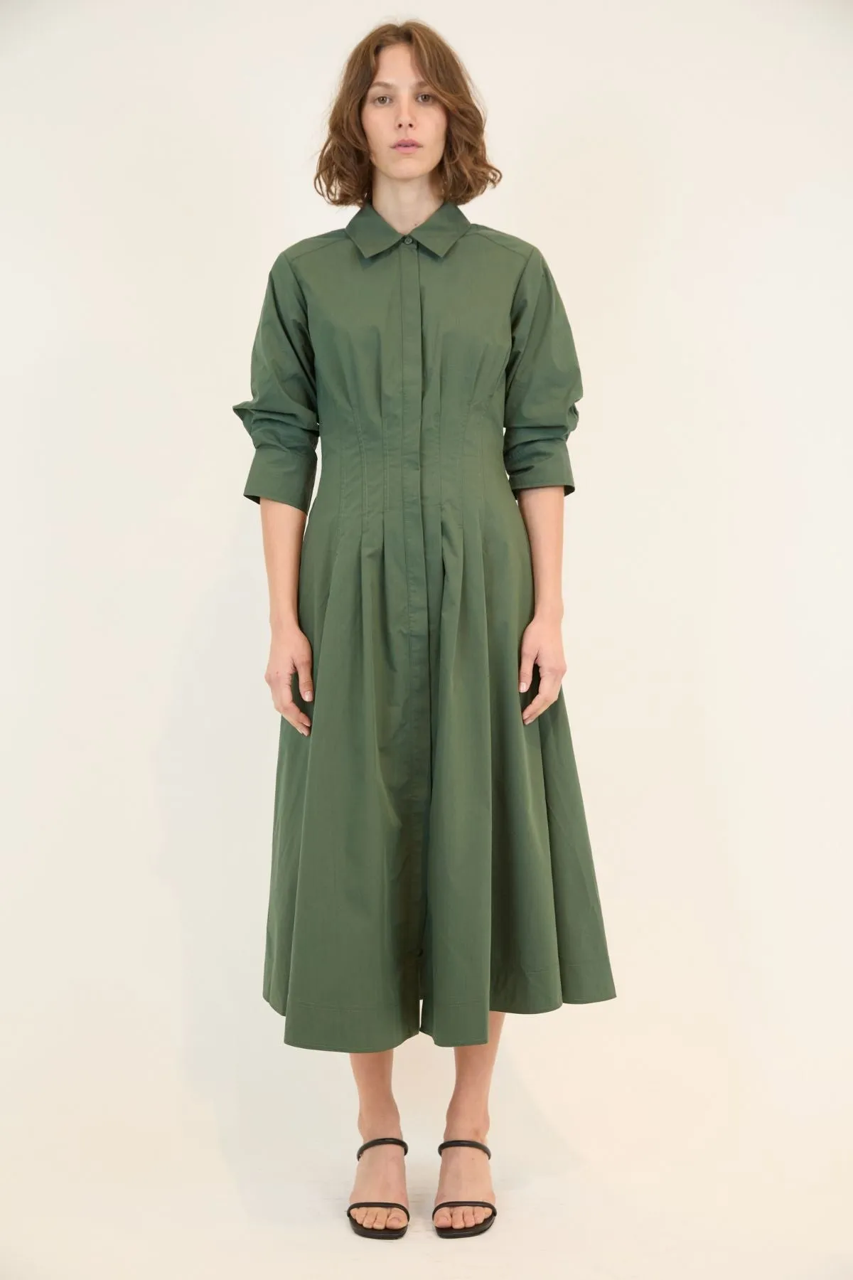 Simkhai Jazz Pintuck Midi Dress - Botanical
