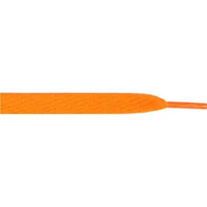Skateboard Flat 1/2" - Neon Orange (12 Pair Pack) Shoelaces