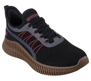 Skechers Mens Bob Geo 118171/BKMT Black Multi Comfort Trainer