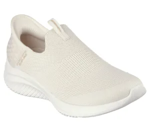 Skechers Slip - Ins 149708/NAT Natural Ultra Flex 3.0 - Cosy Streak Womens Hands Free Slip On Trainers