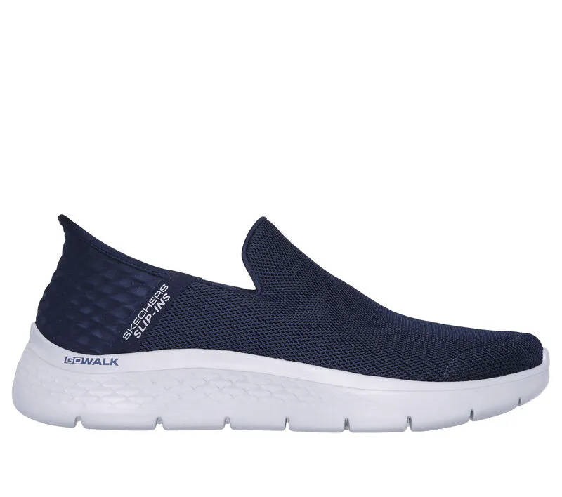 Skechers Slip - Ins 216491/NVY Navy Mens Go Walk Flex Hands Free Slip On Trainers