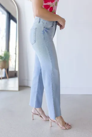 Slim Palazzo Scissor Cut Jeans