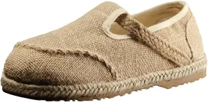 slippers Flip Flops,Retro Woven Straw-Soled Men's Shoes, One-Step Comfortable Breathable Linen Shoes