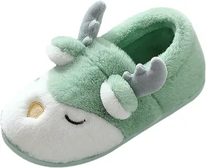 Slippers for Women Memory Foam,Fuzzy Slippers Boots Cozy Faux Fur House Shoes Rubber Sole Anti-Skid for Indoor Outdoor Use