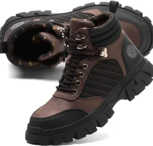 Steel Toe Boots for Men Women Durable Safety Work Boots Lightweight Composite Toe Boots Comfortable Indestructible&Construction Hard Toe Shoes